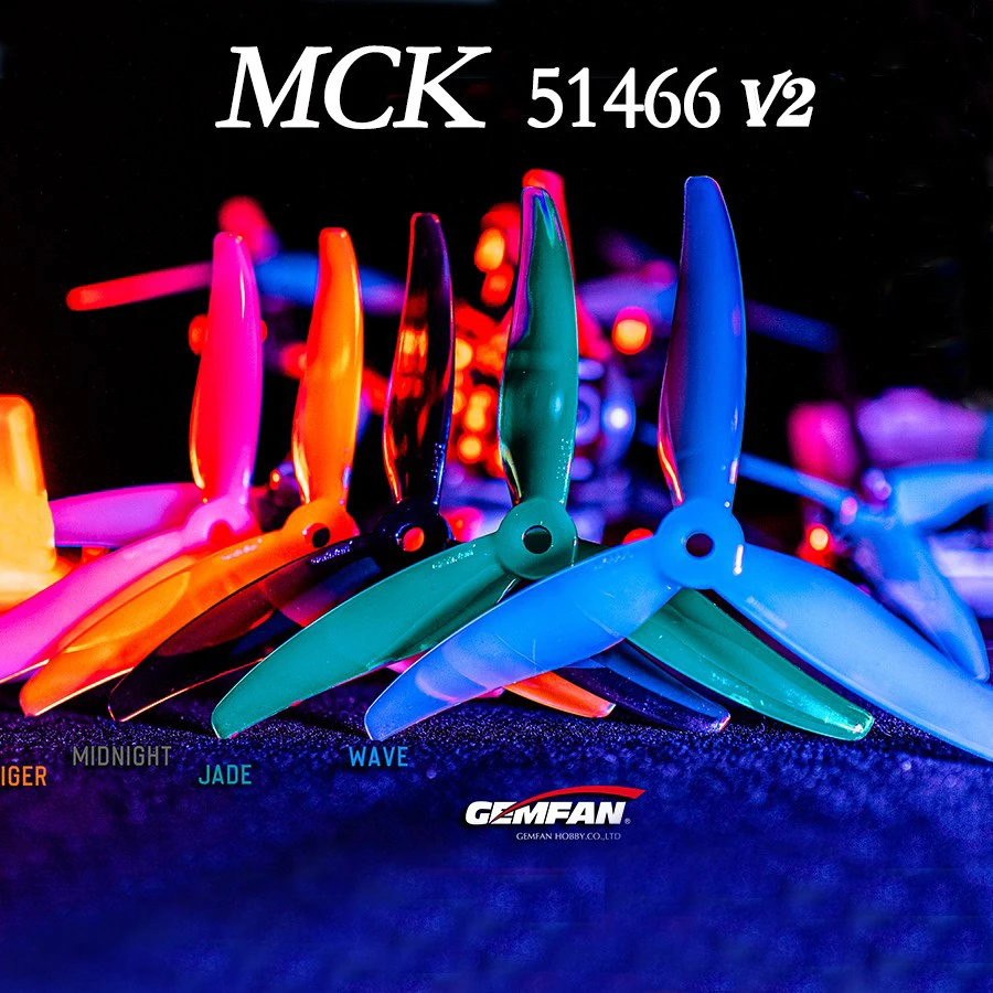 Drone Racing Battery - 24pcs/12 쌍 Gemfan 51466 V2 5
