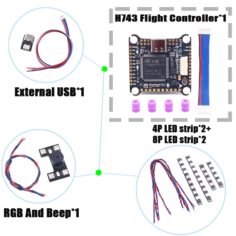 RCtoSky F4V3S PLUS F722 F745 H - Drone Racing Flight Controller 리뷰 및 가격