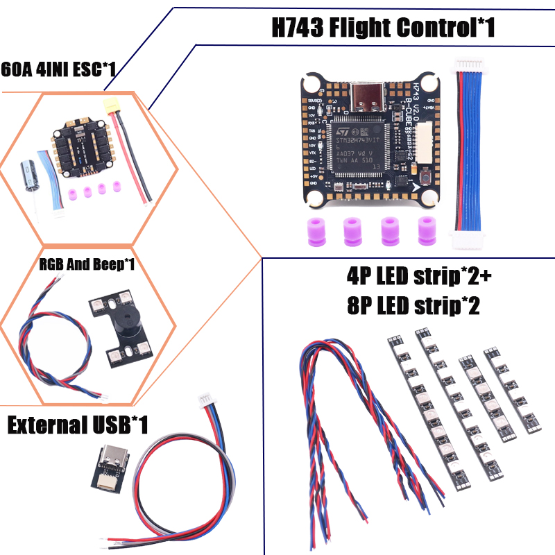 RCtoSky F4V3S PLUS F722 F745 H - Drone Racing Flight Controller 리뷰 및 가격