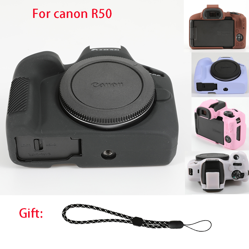 캐논 EOS R50에 적합한 실리콘 카메라 가방 보호  - Canon Camera Eos R50 리뷰 및 가격