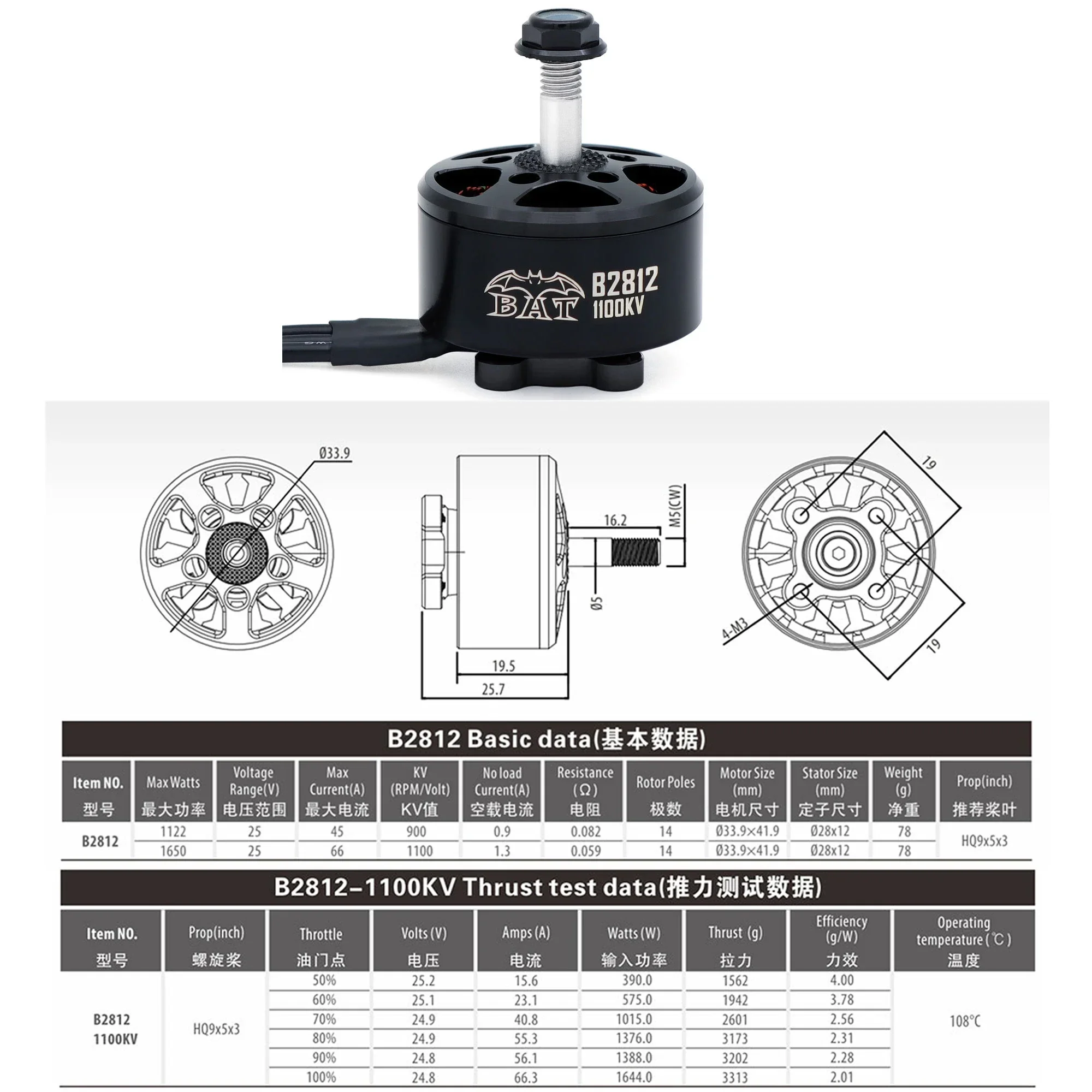 SURPASS HOBBY 2812 아웃러너 브러시리스  - Drone Racing Motor 리뷰 및 가격